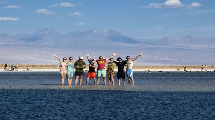 Cejar Lagoon, Tebenquiche Lagoon and Ojos del Salar - Ojos del Salar: two underground-fed pools with reeds and algae