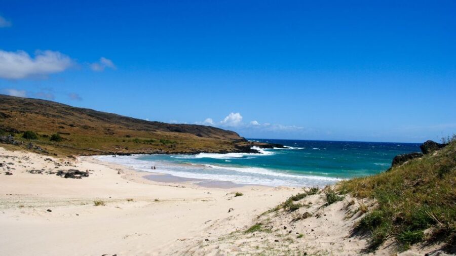 Easter Island: Private Full Day History Of The Moai - Ovahe beach for rose sand: where the day finally exhales
