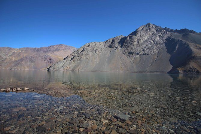 Embalse el Yeso and Termas del Plomo in semi-private 4x4 - Embalse el Yeso breakfast: one of the best early-view stops