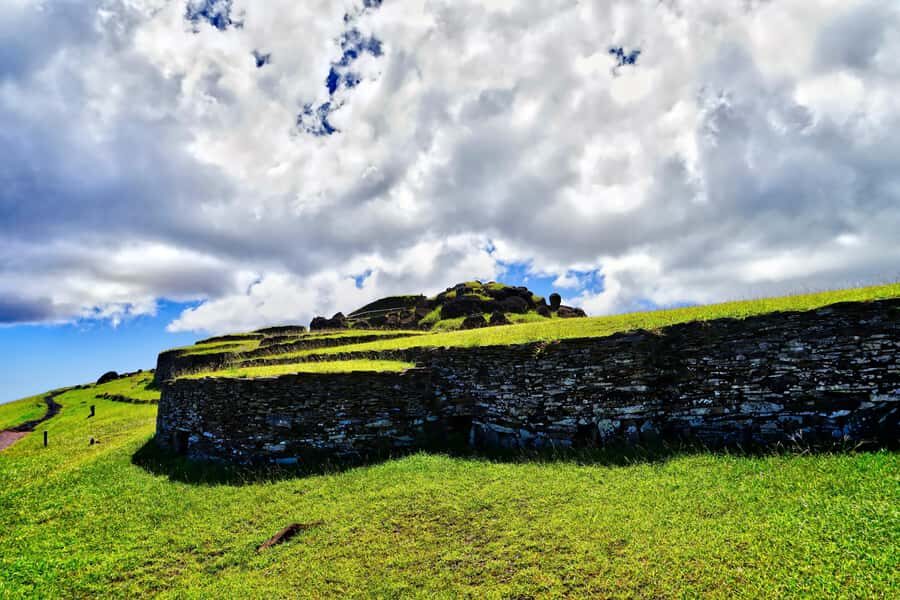From Hanga Roa: Easter Island Highlights 2-Day Tour - Day Two on the East Side: Orongo Crater Views, Vinapu Precision, Caves at Ana Te Pahu