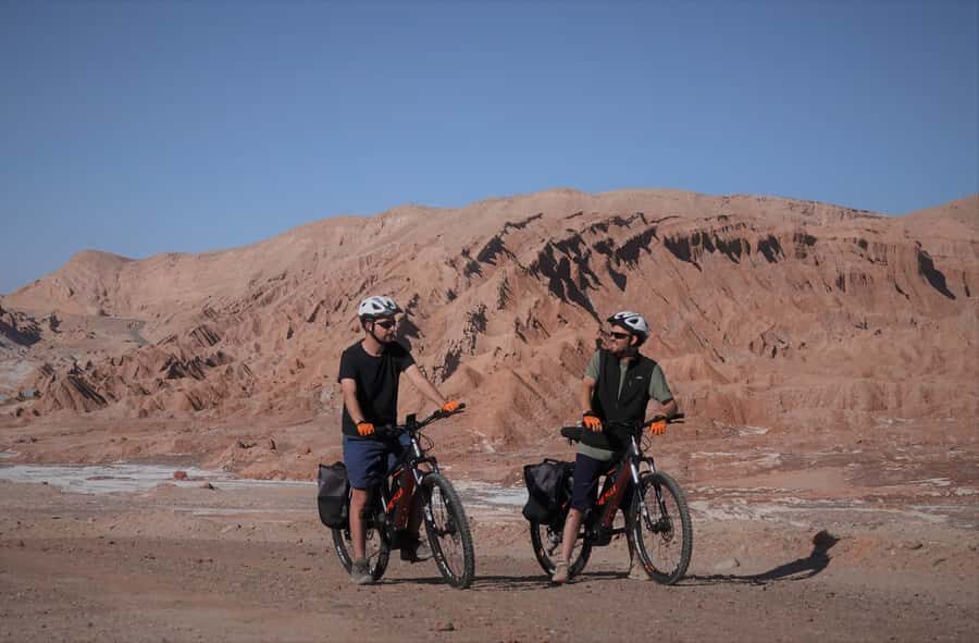 From San Pedro de Atacama: Moon Valley E-Bike Tour - The Oasis Ride: A Calmer Start Before the Moon Valley