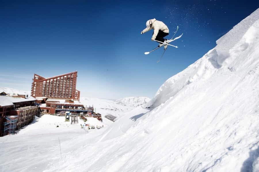 From Santiago: Farellones Park Resort Entry & Ski Classes - Farellones Town: where the day starts at 2,400 meters