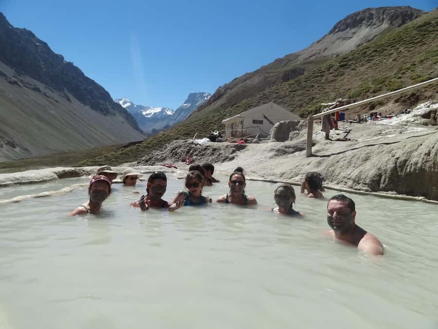 From Santiago: Maipo Canyon Volcano and Hot Spring Tour - Early Start From Santiago: Pickup, Van Rides, and Timing