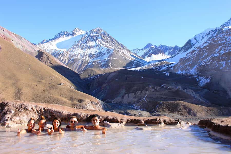 From Santiago: Maipo Canyon Volcano and Hot Spring Tour - Lunch With Wine and That Canyon-to-Andes Transition