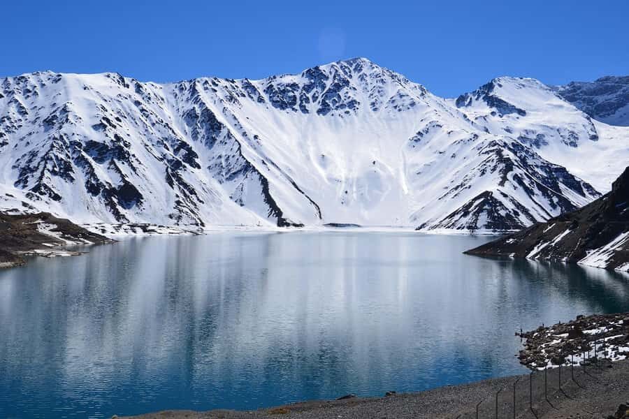 Full day reservoir of the plaster, Cajon del Maipo - El Yeso Dam and the Reservoir Area: Your Main Photo Time