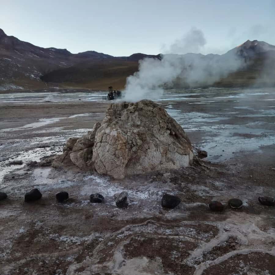 Geysers del Tatio: Sunrise and breakfast in Atacama - Machuca views: a desert village framed by geothermal steam