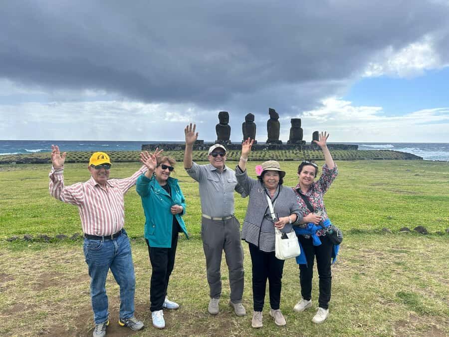 Rapa Nui: 3 Excursions with Hotel Transfers - Half-Day 2: Puna Pau headdress stone, Ahu Akivi, and Tahai Village