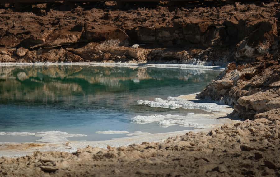 San Pedro Atacama: Baltinache Lagoons - Baltinache Lagoons: a morning that mixes salt flats and real water