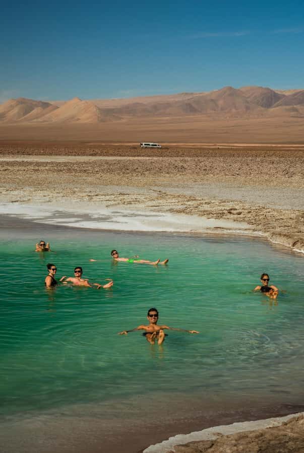 San Pedro Atacama: Baltinache Lagoons - The snack stop: fueling up in the driest desert