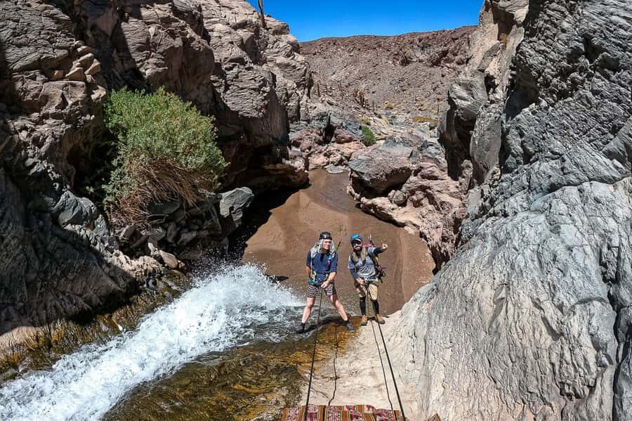 San Pedro de Atacama: Desert Tour with Canyoning & Trekking - Rappel Training and Canyon Skills: Four Drops With a Real Safety Focus