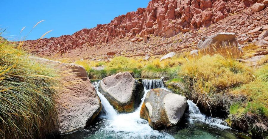 San Pedro de Atacama: Puritama Hot Springs - Puritama’s seven hot pools in an Andes ravine at altitude