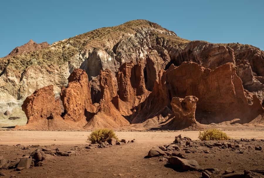 San Pedro de Atacama: Rainbow Valley & Hierbas Buenas Tour - Rainbow Valley: mineral colors and wind-sculpted rock forms