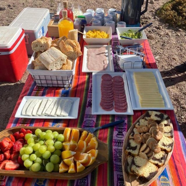 San Pedro de Atacama: Rainbow Valley & Hierbas Buenas Tour - The desert breakfast: included, and actually part of the experience