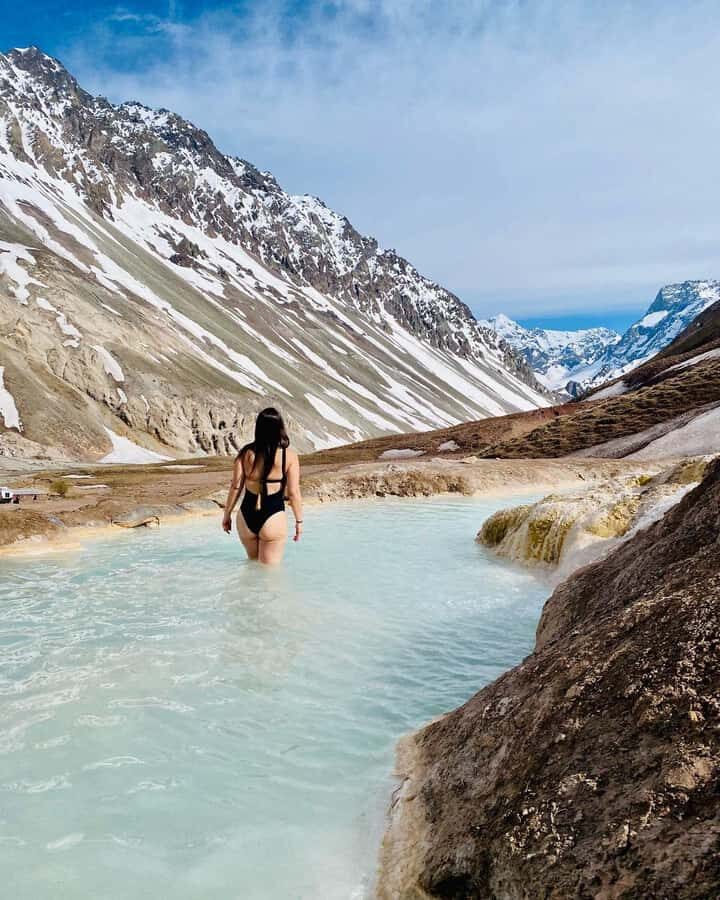 Santiago: Cajon del Maipo, Termas Colinas & Embalse El Yeso - Termas Colinas Hot Springs: seven volcanic pools and how to enjoy them