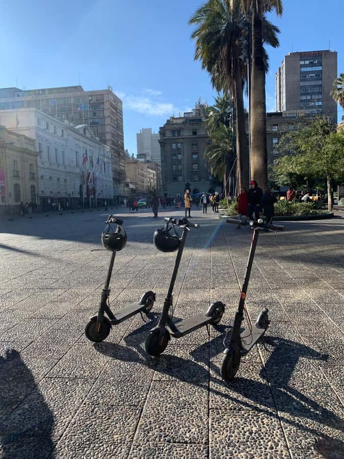 Santiago: Electric Scooter City Tour with Lunch - Key things you’ll notice right away