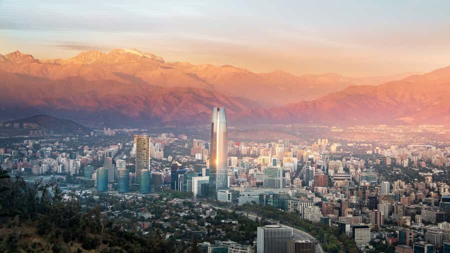 Santiago Sunset: Places where you will see the best sunsets - Learning how Santiago grew while you look out