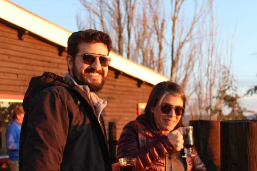 Sunset over the Andes Mountains - Valle Nevado: ski-resort views with quick free time