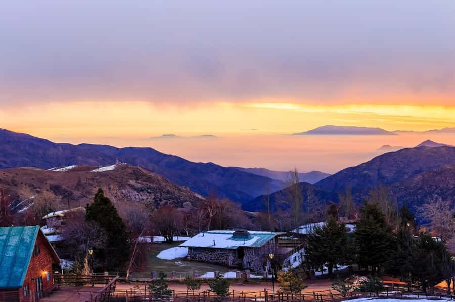 Sunset over the Andes Mountains - Pickup at Vitacura or Kennedy: don’t treat it like a casual meetup